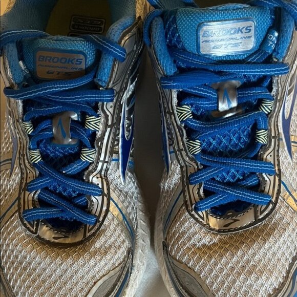 Brooks Adrenaline GTS 15 Women's Running Shoes Blue Silver Sz 8 Wide - Picture 7 of 7